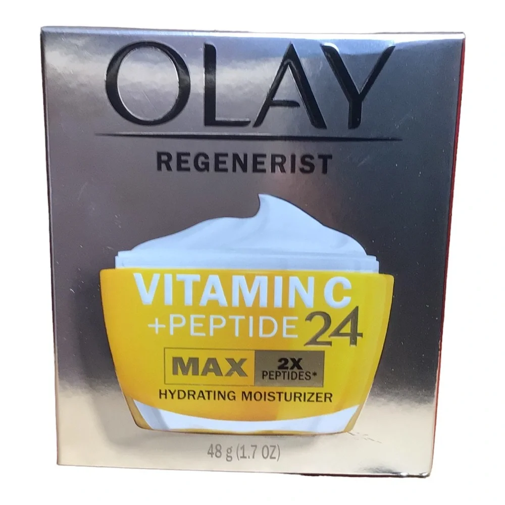 NIB Olay Regenerist Vitamin C + Peptide 24 Face Moisturizer 1.7 Oz. - Picture 1 of 5
